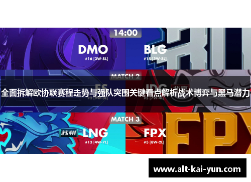 全面拆解欧协联赛程走势与强队突围关键看点解析战术博弈与黑马潜力 全面拆解欧协联赛程走势与强队突围关键看点解析战术博弈与黑马潜力